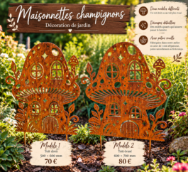 Maisonnettes champignons